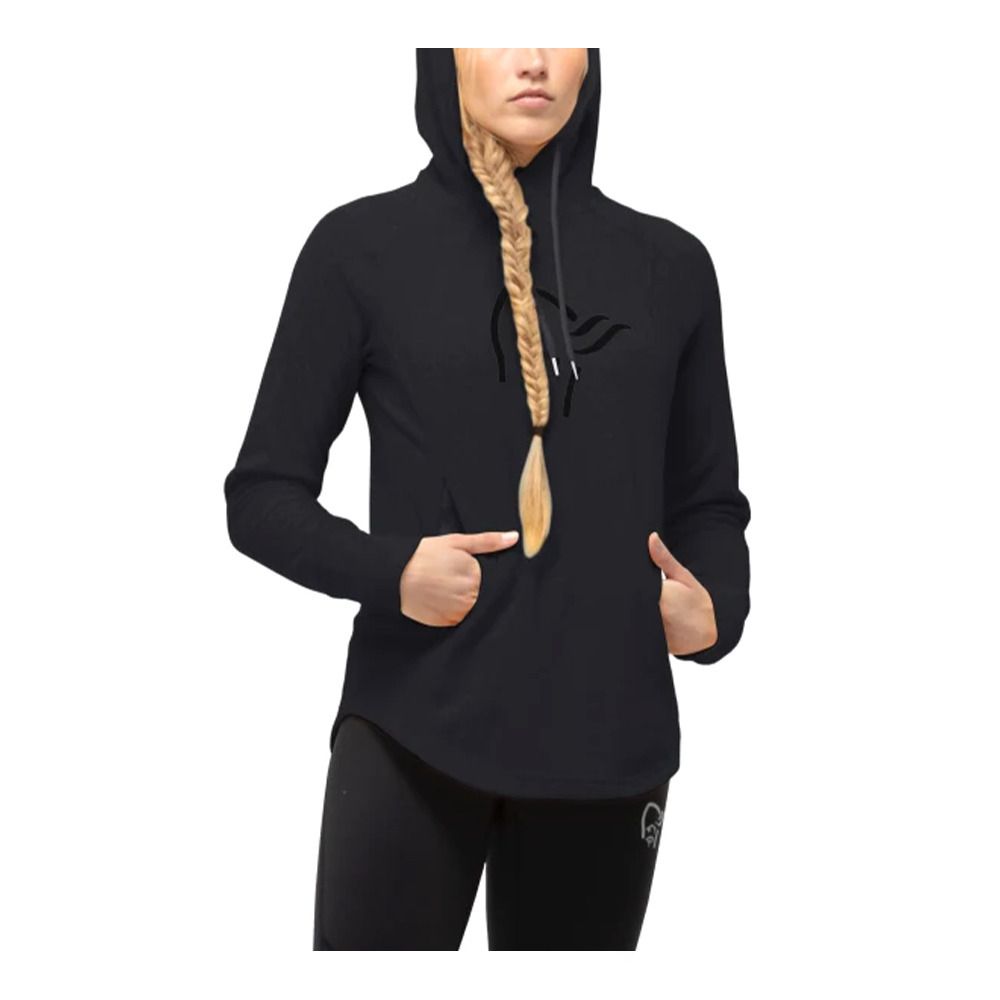 Norrona NORRØNA WARM2 - Sweat Femme caviar