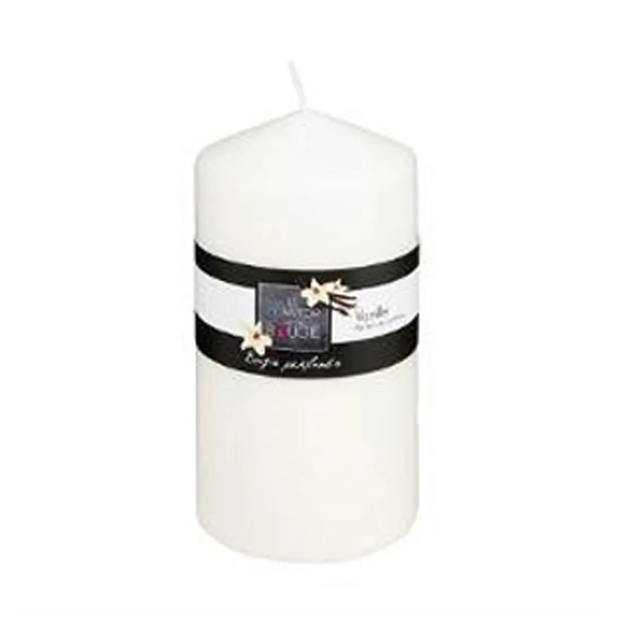Pegane Lot 6 Bougies Rondes Parfumées Vanille