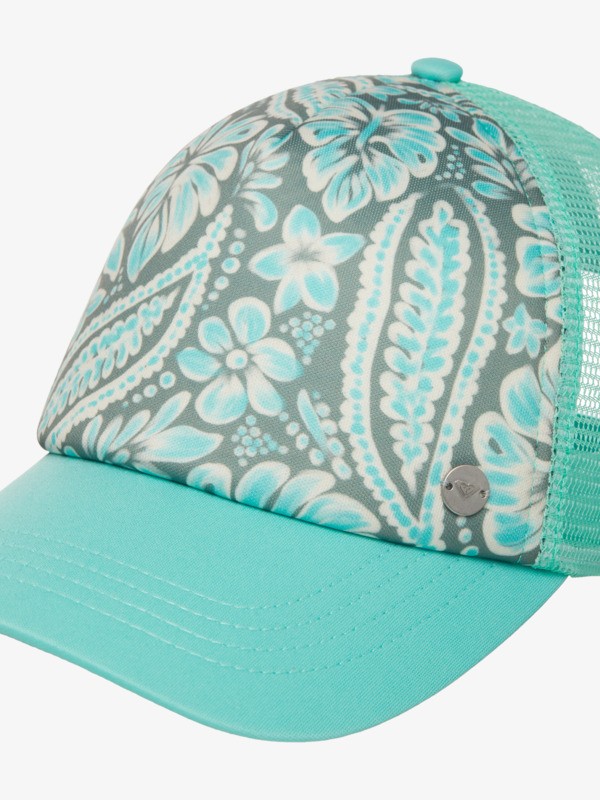 Beautiful Morning Casquette trucker Vert Femme