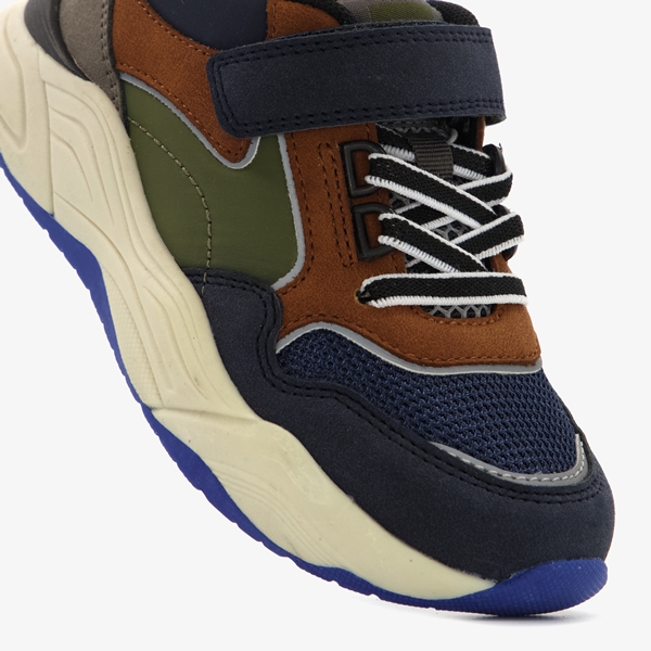 Blue Box jongens sneakers blauw/bruin