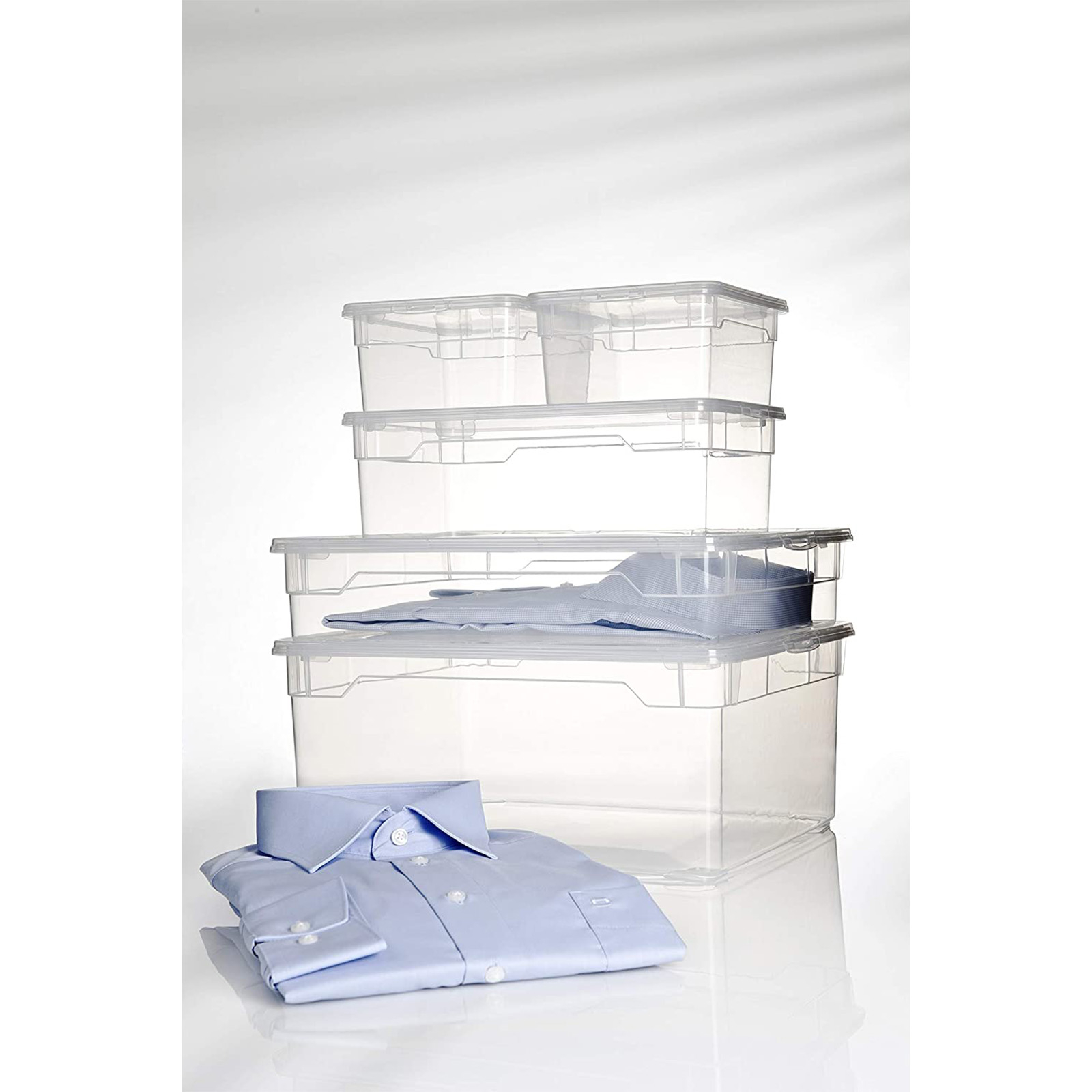 (5l) CLEAR Lady Shoe Clearbox Organizer Aufbewahrungs Behälter (1708100096)