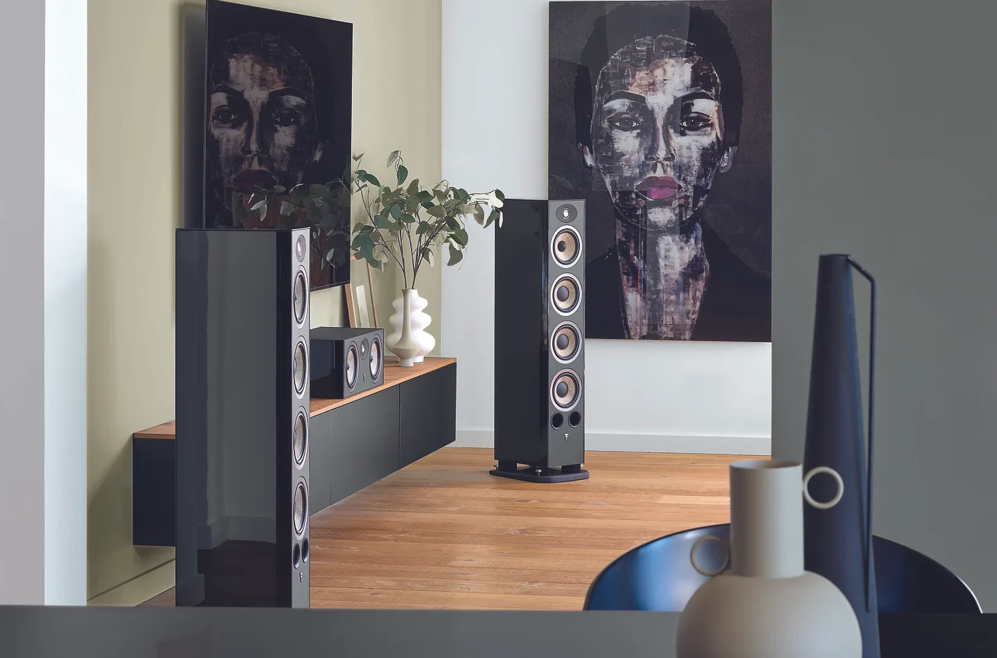 Focal Aria Evo X N°3 Noir laqué (la paire) Enceintes colonne