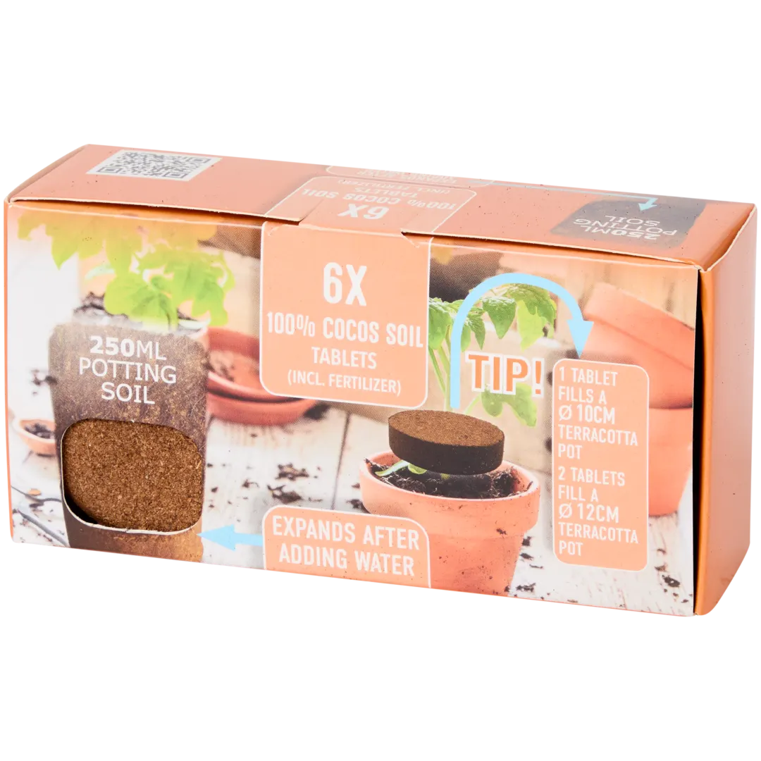 Terreau compressé en fibre de coco