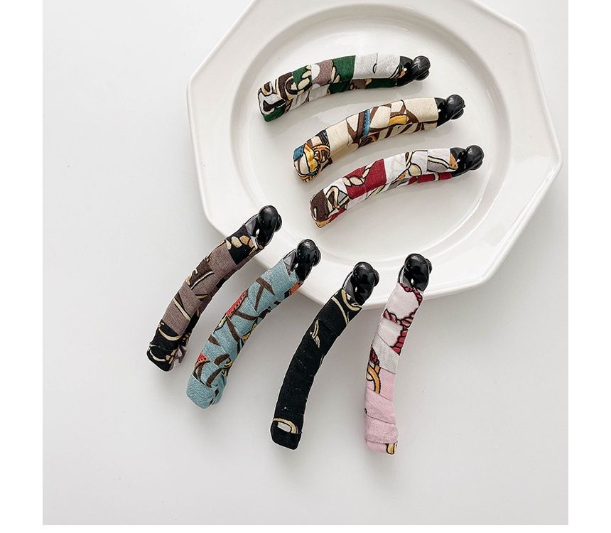 LIDO - Print Zijden Sjaal Bananenklem