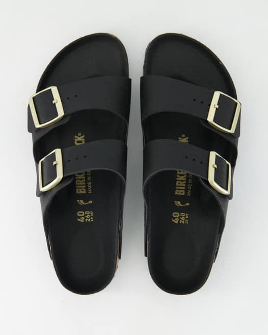 Birkenstock Arizona Pantoletten in Schwarz