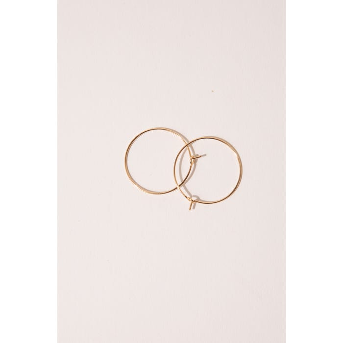 Atelier Veritas-Hoops oorringen