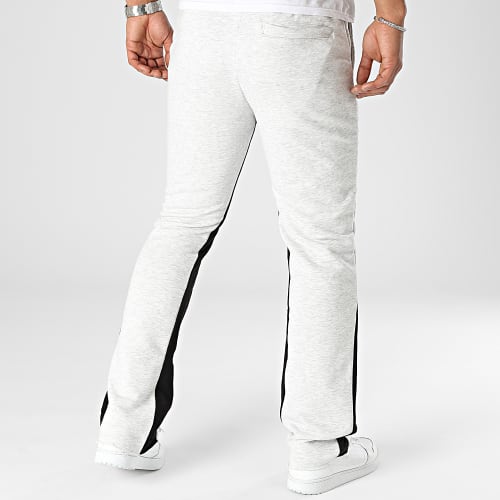 Pantalon Jogging Gris Chiné Noir