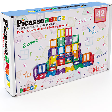 Picasso kunstneriske magnetiske fliser 42-pak