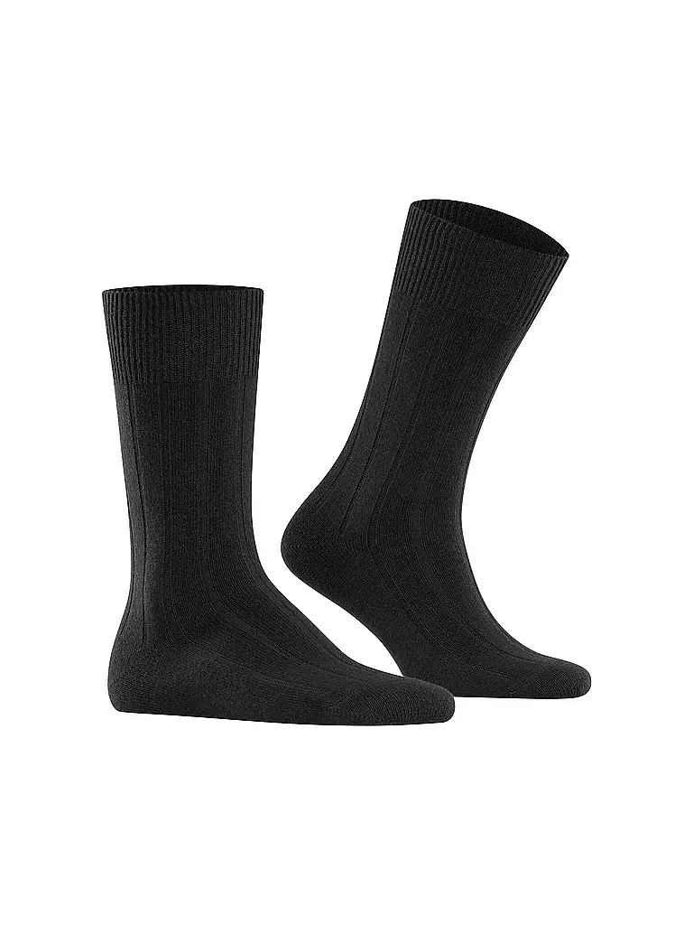 FALKE Socken LHASA RIB black schwarz