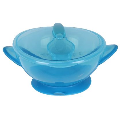 Nuby Schüssel m. Löffel - Blau
