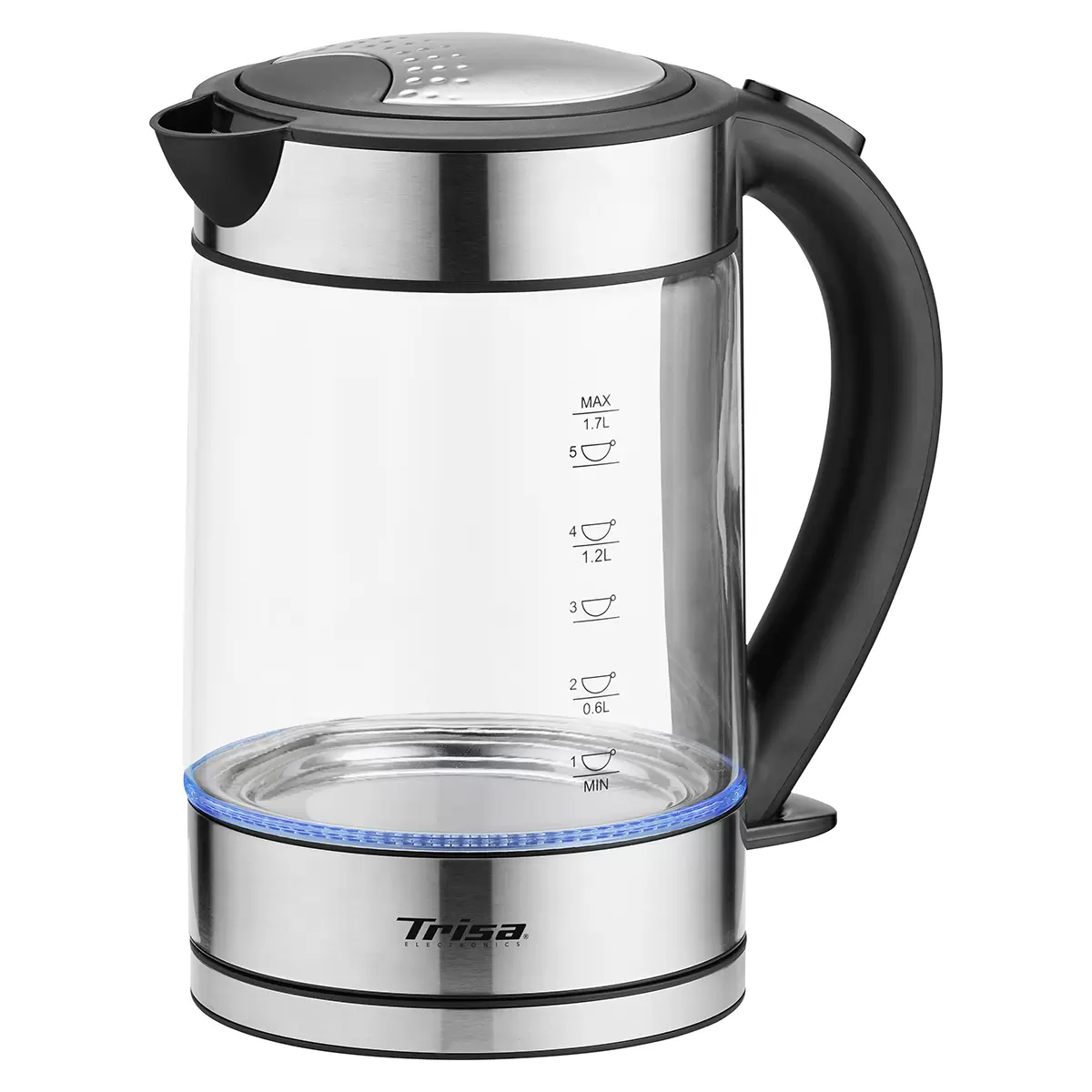 Wasserkocher Compact Boil 1.7L W5669 schwarz,silber