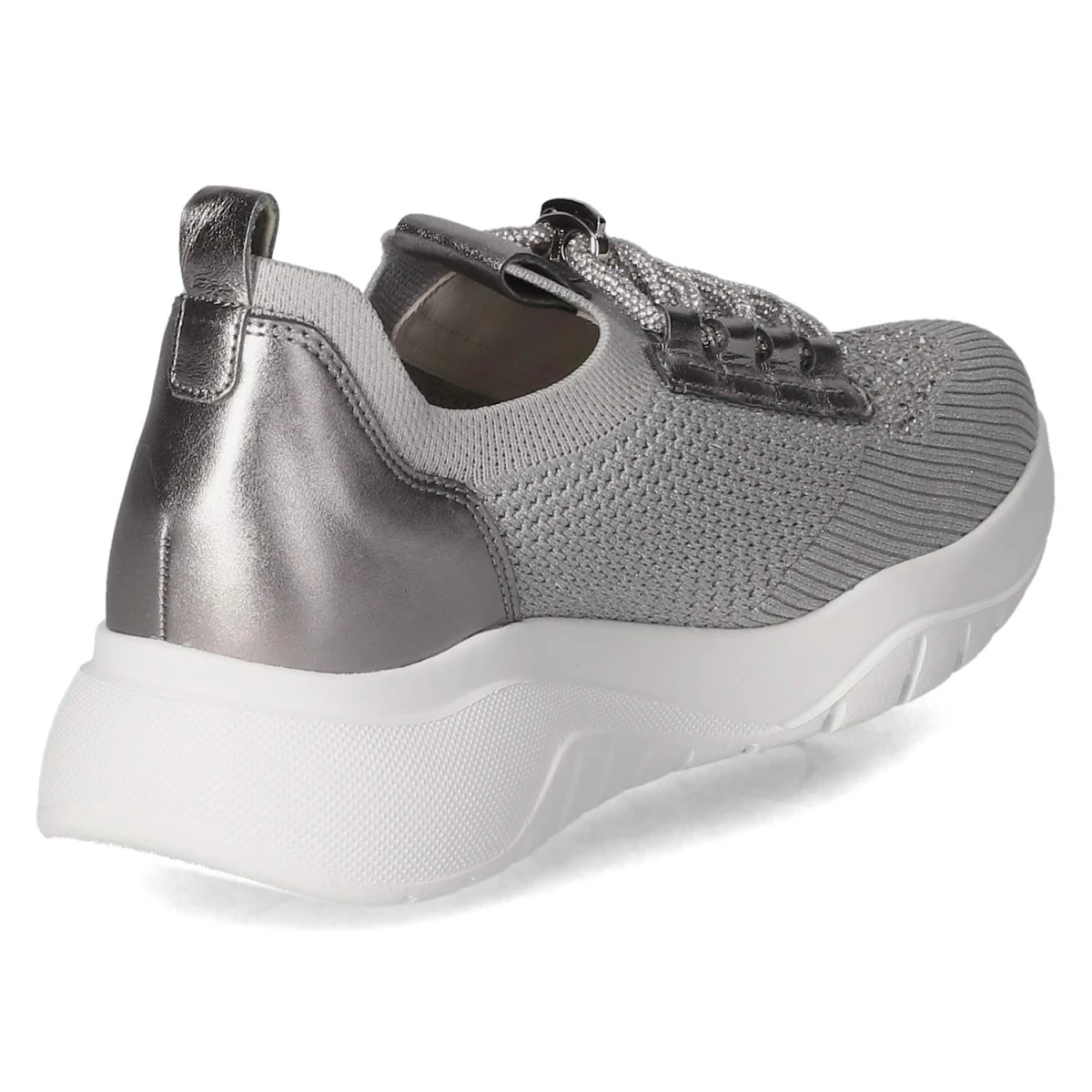 GaborLow Sneaker - grau (Glitter)