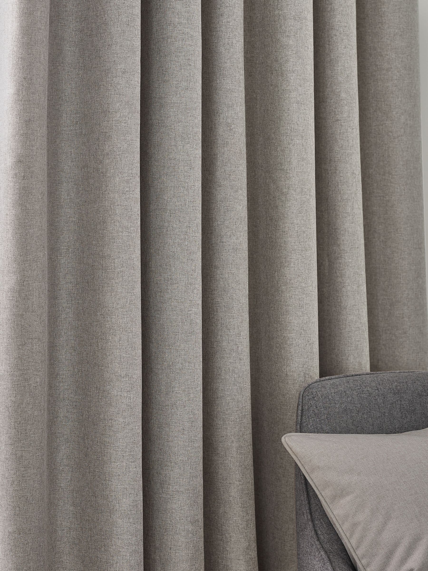 furn. Dawn 100% Blackout Thermal Pencil Pleat Curtains