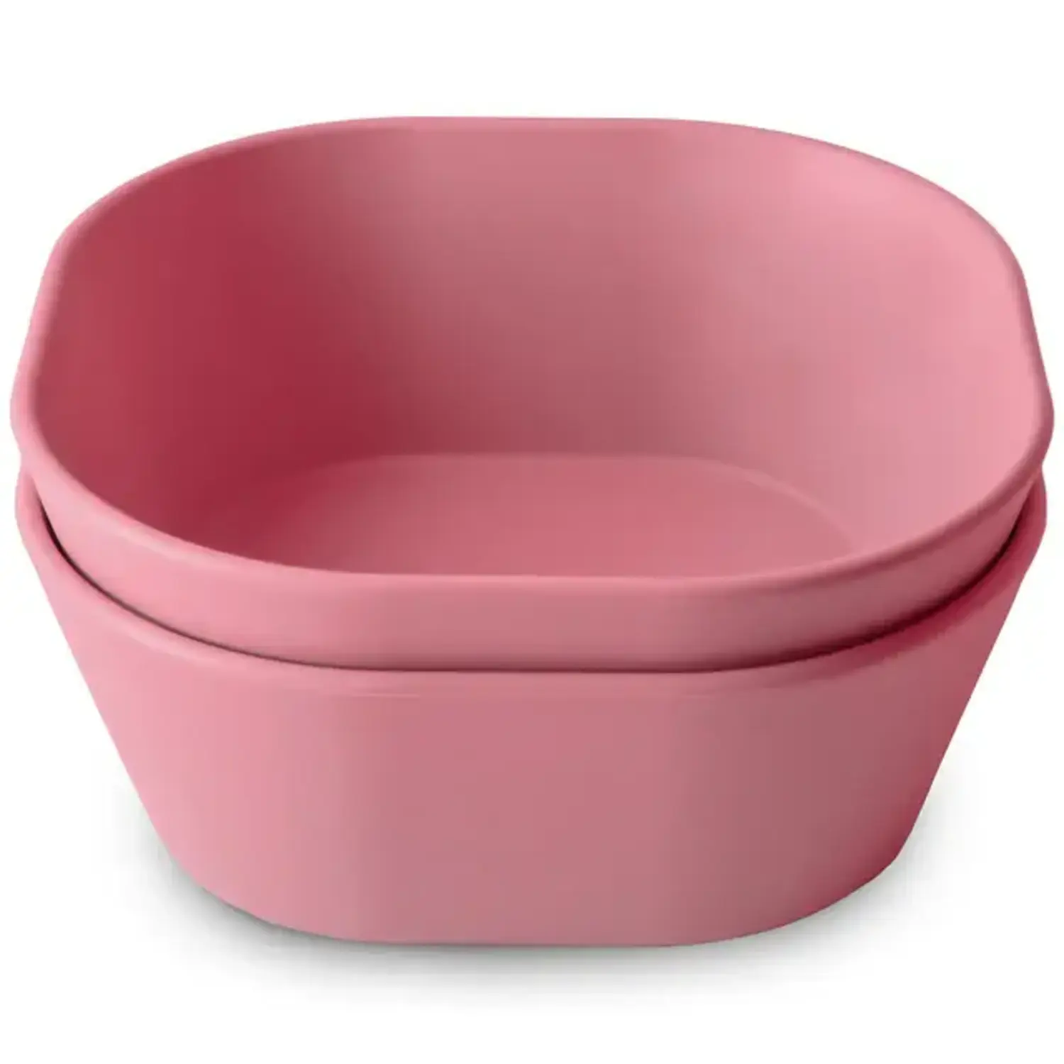 Mushie | Bowl Square | Dusty Rose