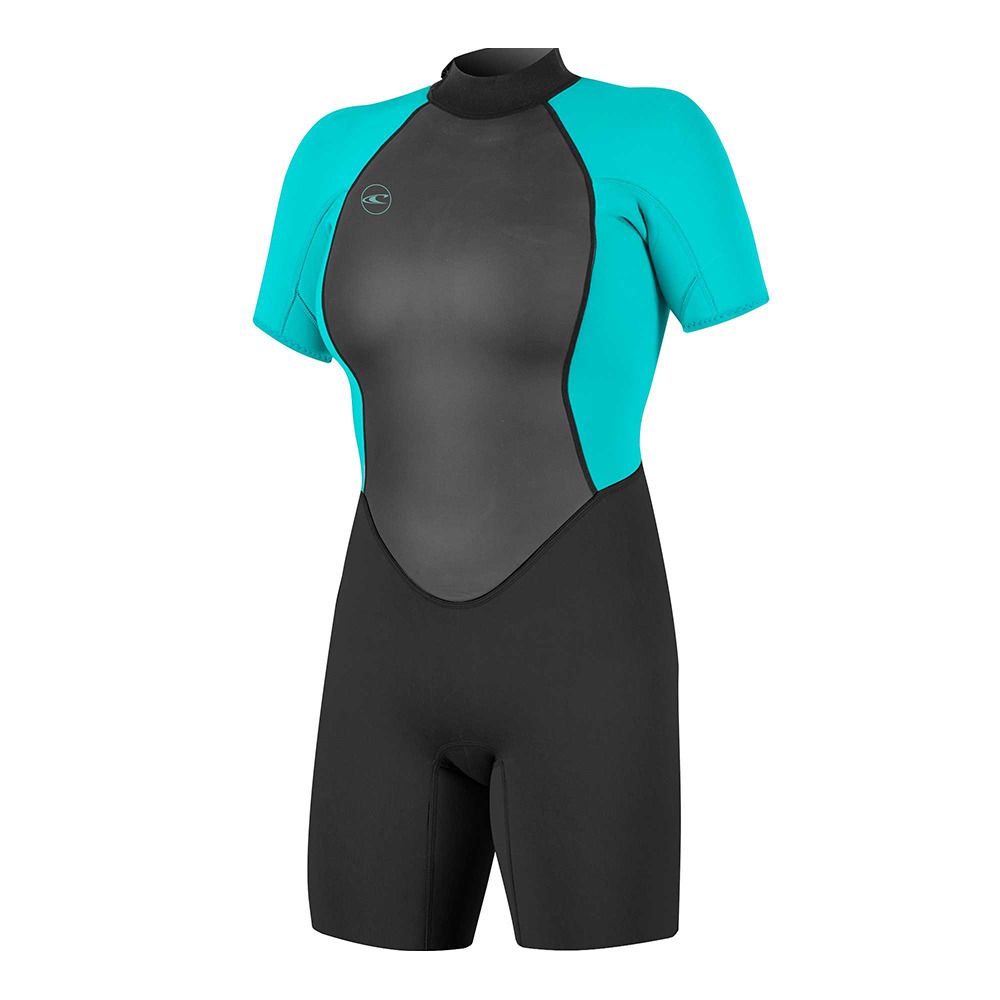 O'Neill REACTOR-2 - Combinaison shorty 2mm Femme black/light aqua