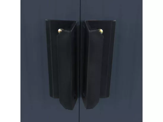 Abri de Jardin en Métal 2,769 ㎡, Toit en Pente avec Cadre de Fondation et Porte Coulissante, Abri Jardin Exterieur en Tôle Galvanisée à 2 Fenêtres de Ventilation 213 x 130 x 173 cm, Gris