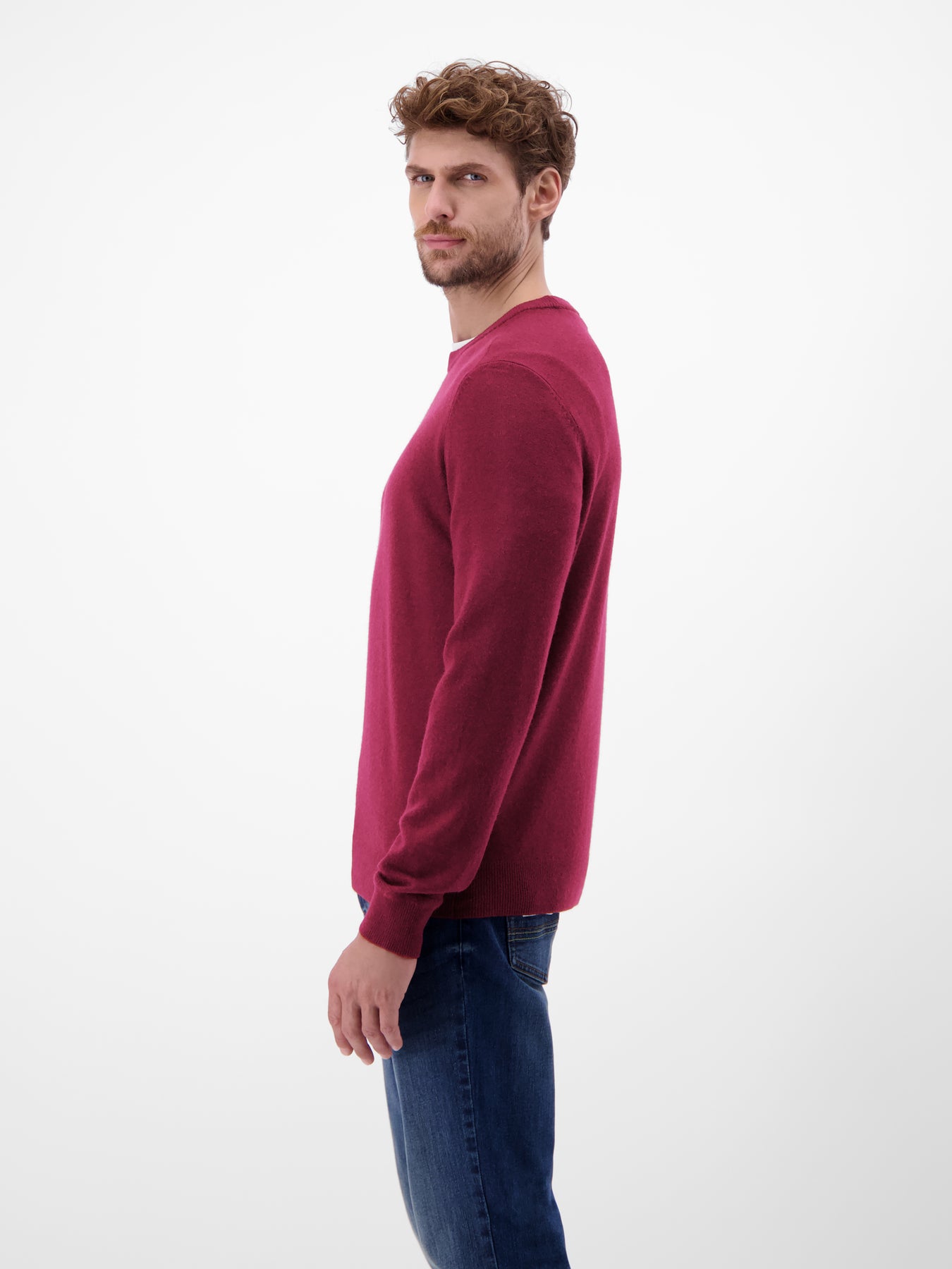 Strickpullover aus  Schurwoll-Kaschmir-Mix, stilvoll und entspannt