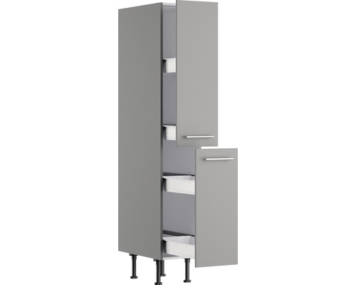 Optifit Apothekerskast Mats825 BxDxH 30x58,4x176,6 cm basaltgrijs mat gedemonteerd