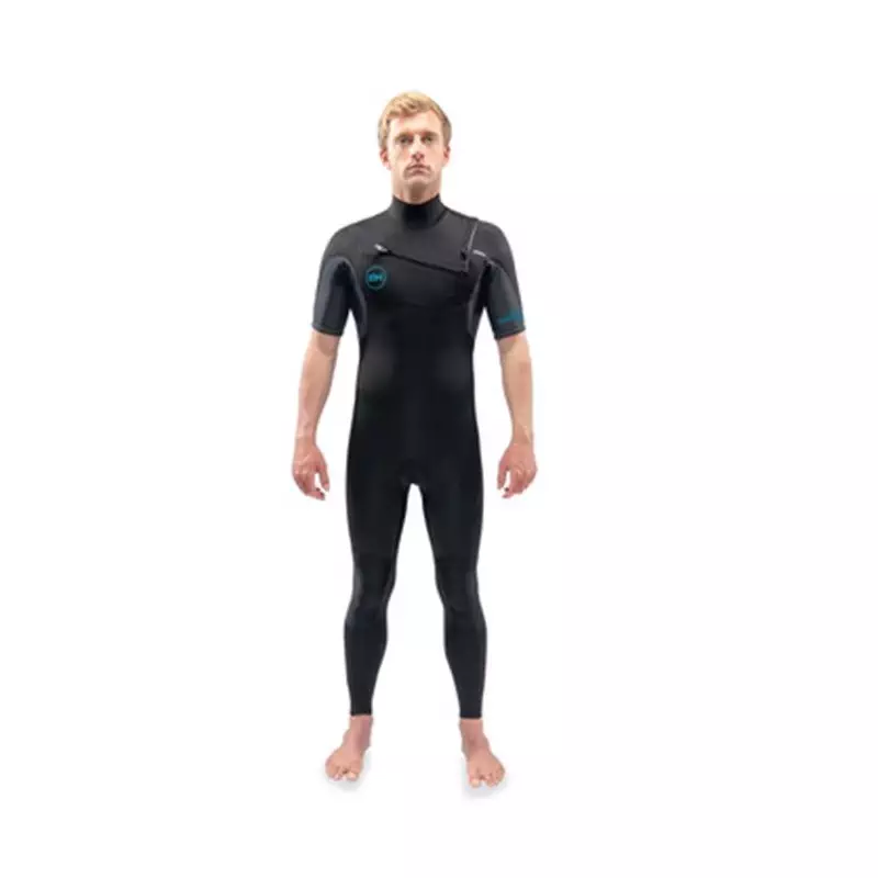 Combinaison intégrale DAKINE Quantum Chest Zip S/S 2/2 Black/Grey