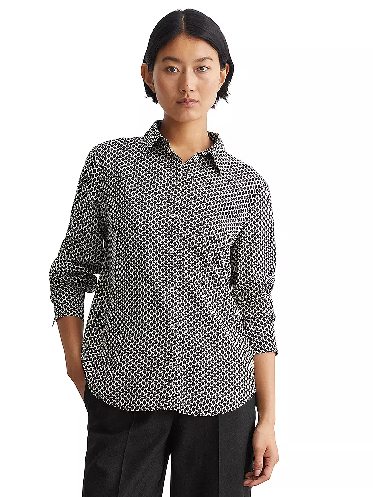 MARC O'POLO Bluse schwarz