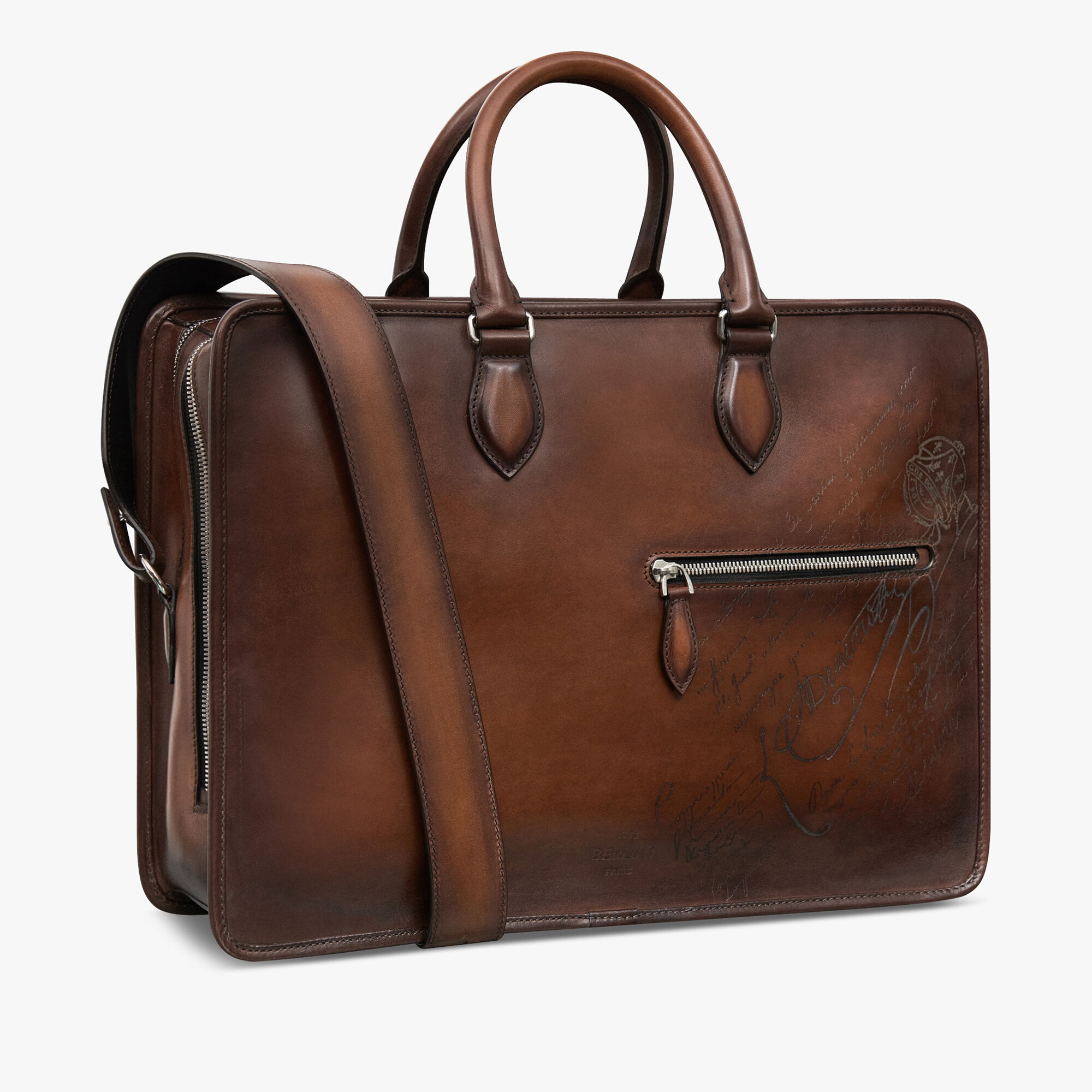Cartable Deux Jours En Cuir Scritto