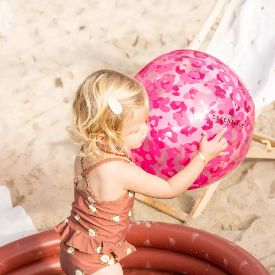 Swim Essentials Strandball Neon Leopard ⌀ 51 cm