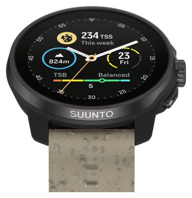 Montre GPS Suunto Race S Gravel Gray - Beige