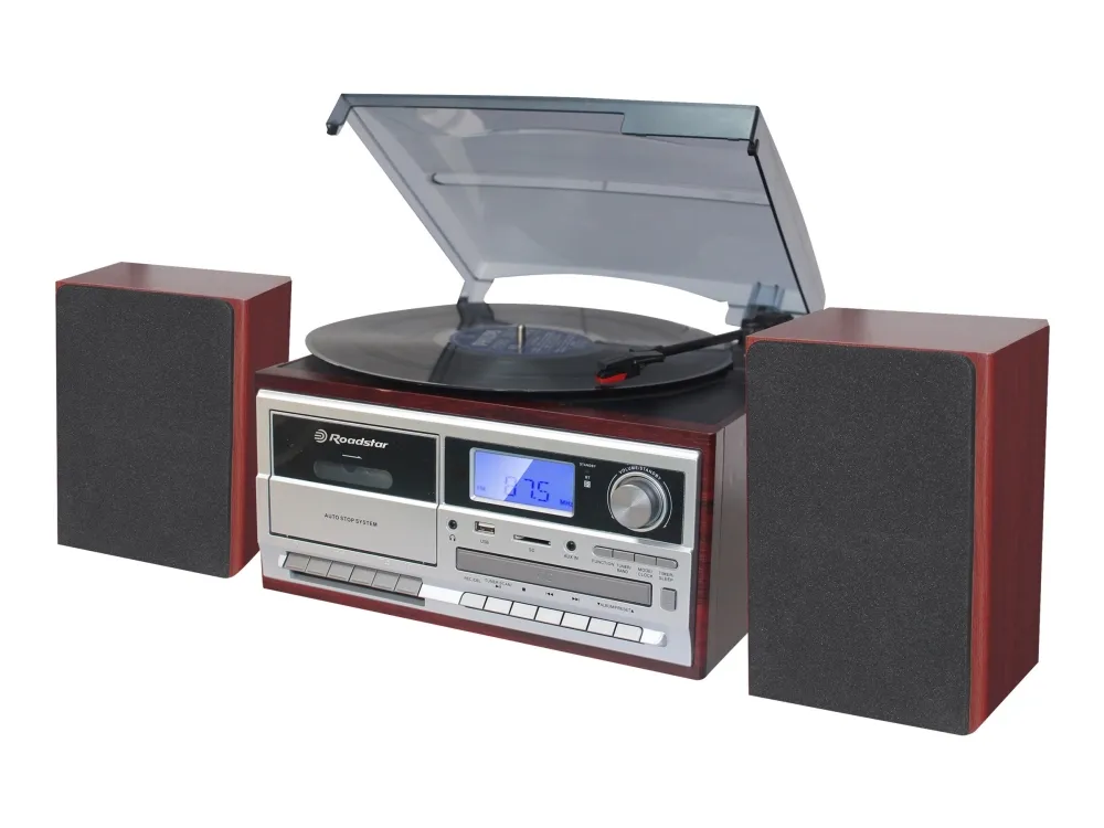 Roadstar HIF-8892EBT - Audiosystem - 2 x 4 Watt - kirsebærtræ