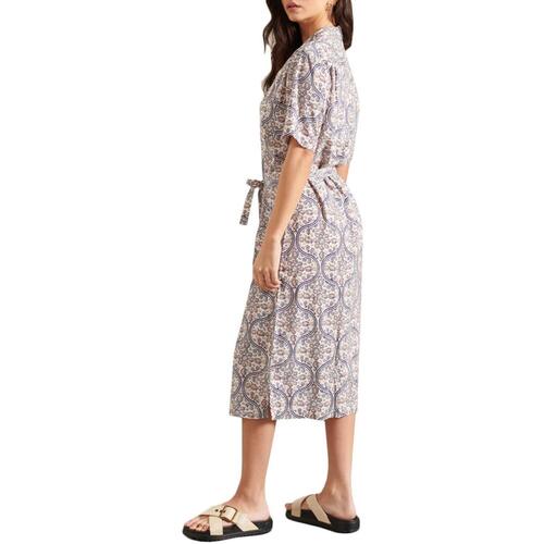 Superdry - PRINTED SHIRTDRESS Blanco