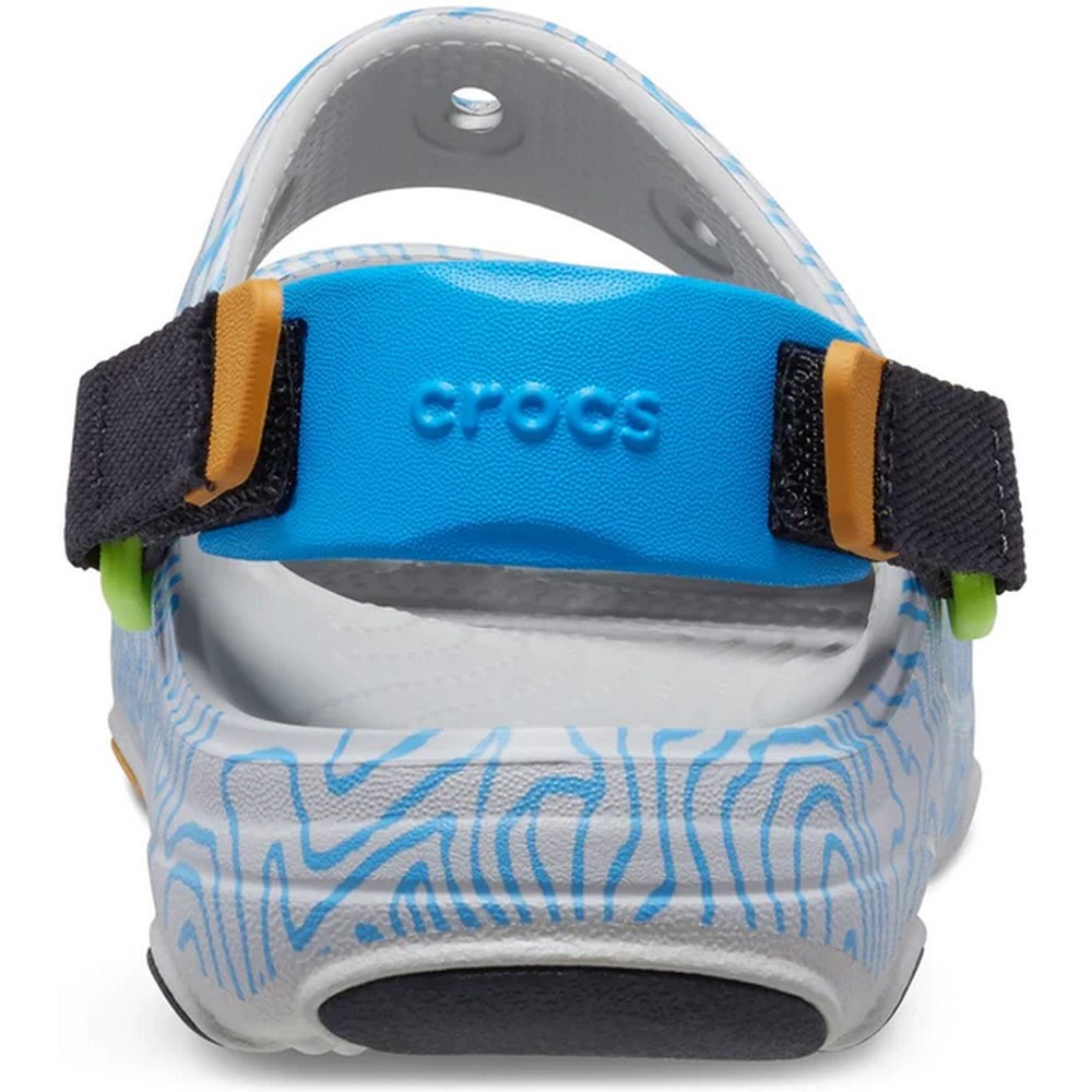 Sandálias Crocs All Terrain com Tira Traseira e Design Topográfico