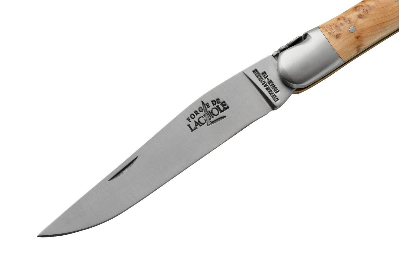 Forge de Laguiole Boraldes Edition 1212EINGE Satin Bolsters Jeneverbeshout, zakmes