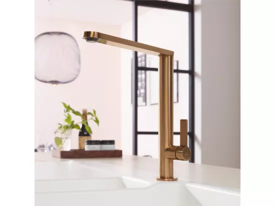 Robinet cuisine VILLEROY ET BOCH Finera bronze