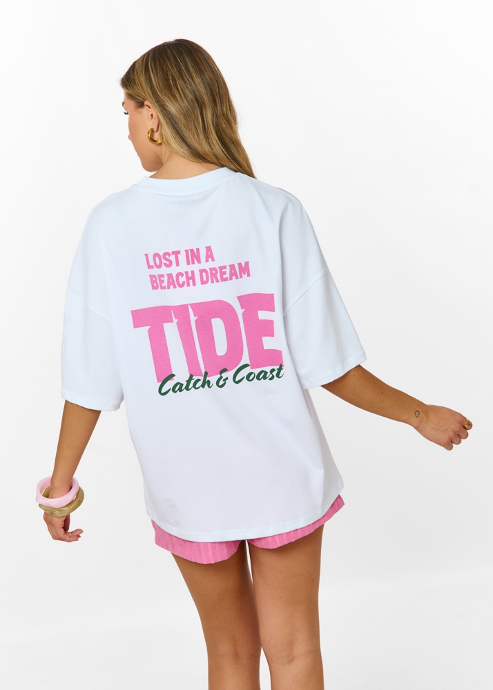 Tide t-shirt wit