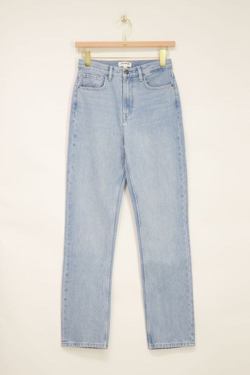 Blauwe straight leg jeans