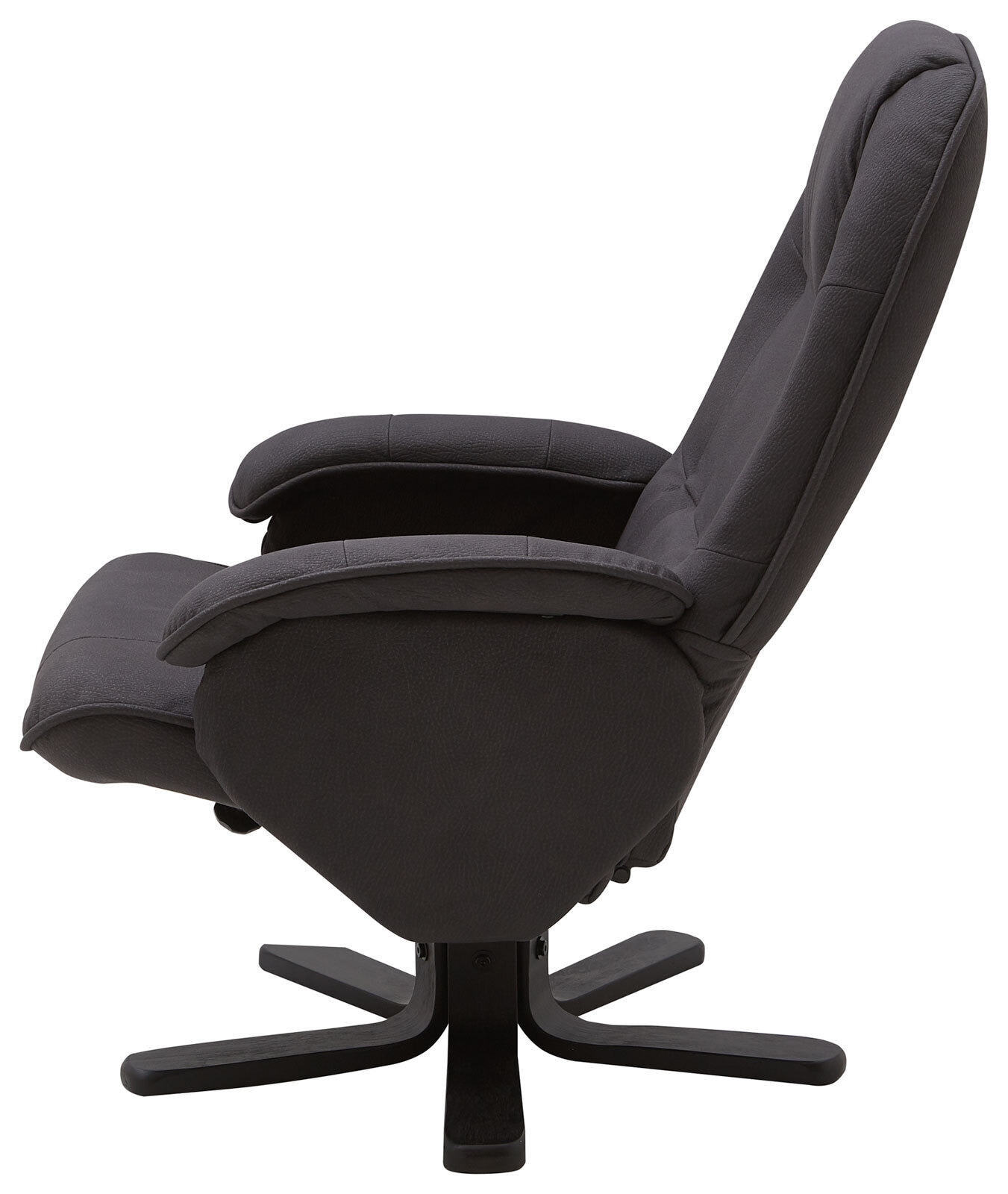 CASAVANTI Sessel mit Hocker 2-teilig grau