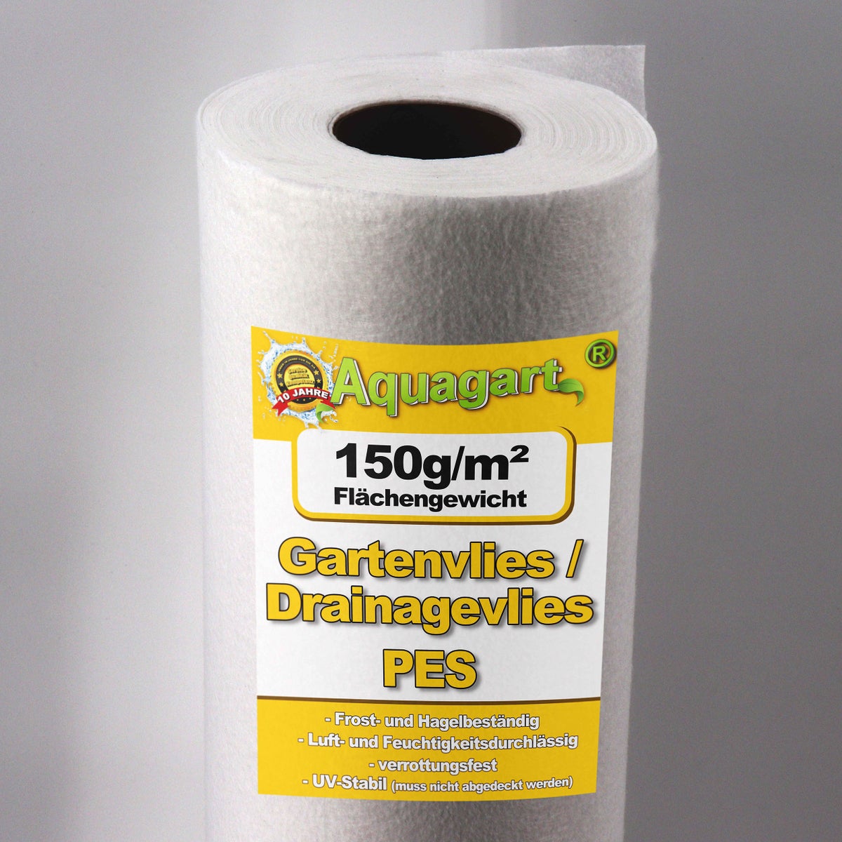 50m² tuinvlies, onkruidwerend doek, drainagevlies, 150g, 1m breed.
