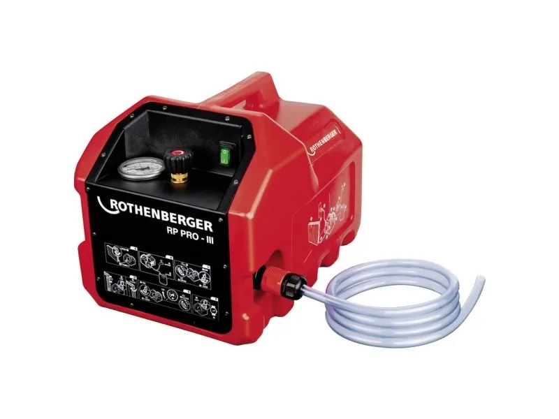 Elektrisk pumpe til test af rørledninger RP PRO III, Rothenberger