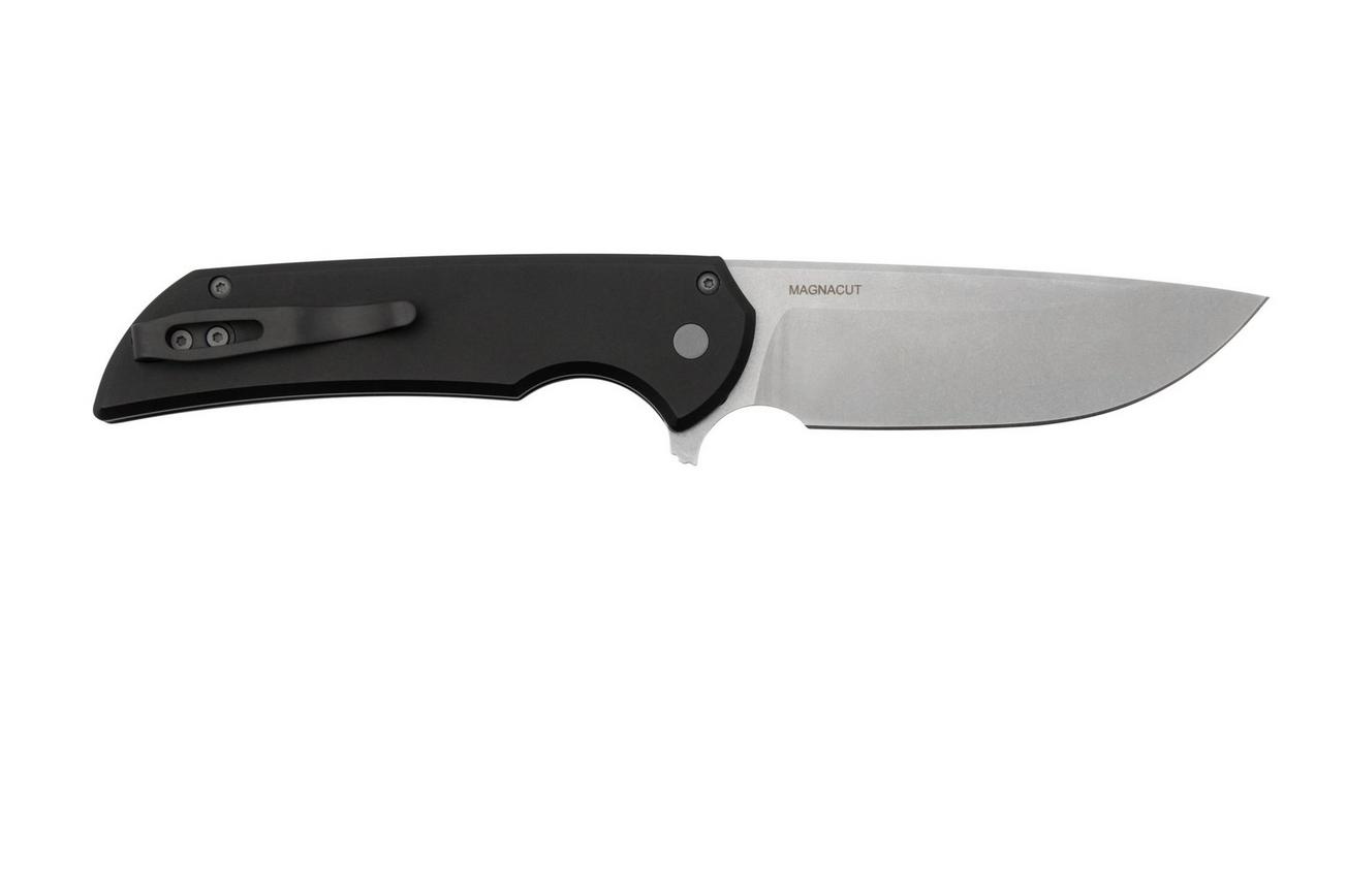 Pro-Tech Mordax MX101 Solid Black Handle, Stonewash Magnacut, zakmes