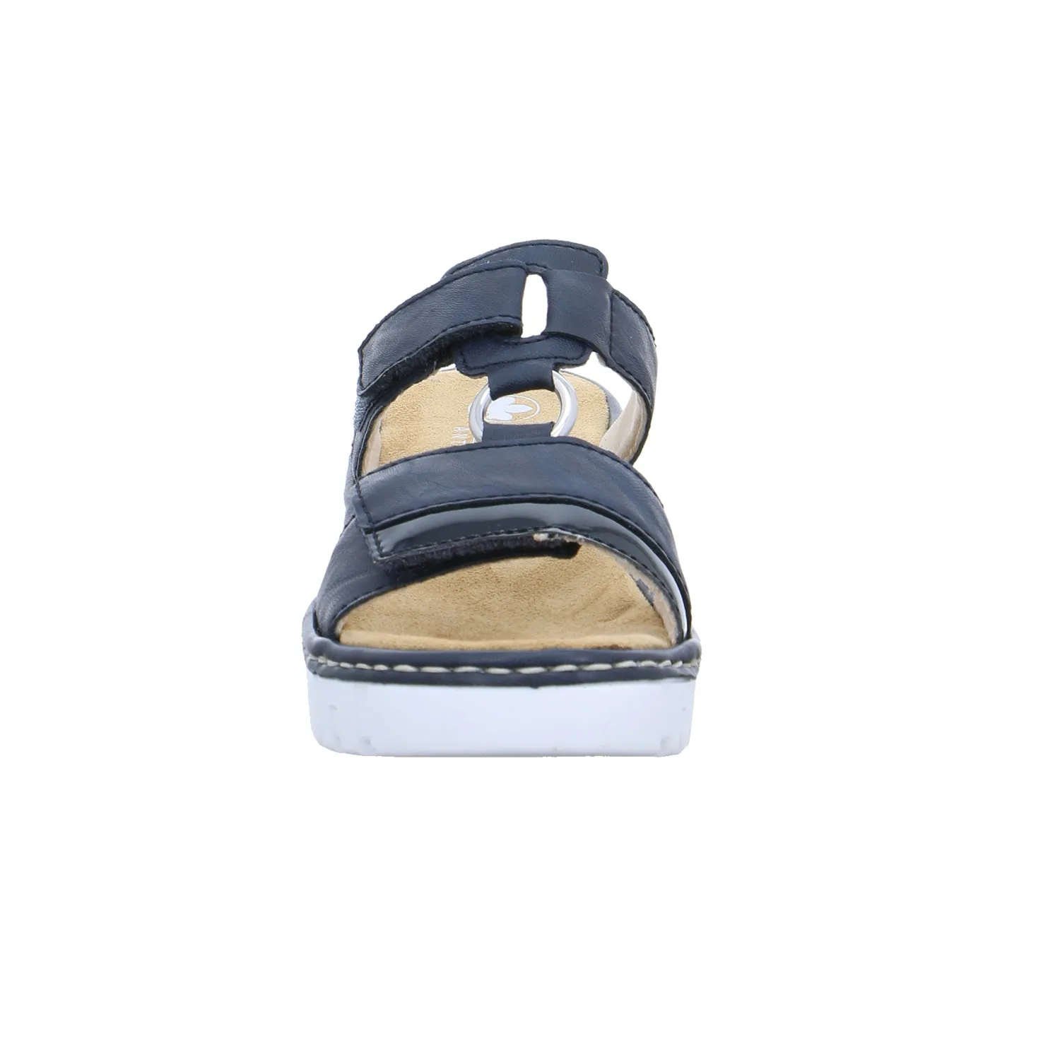 RIEKER Pantolette Blau Lederimitat