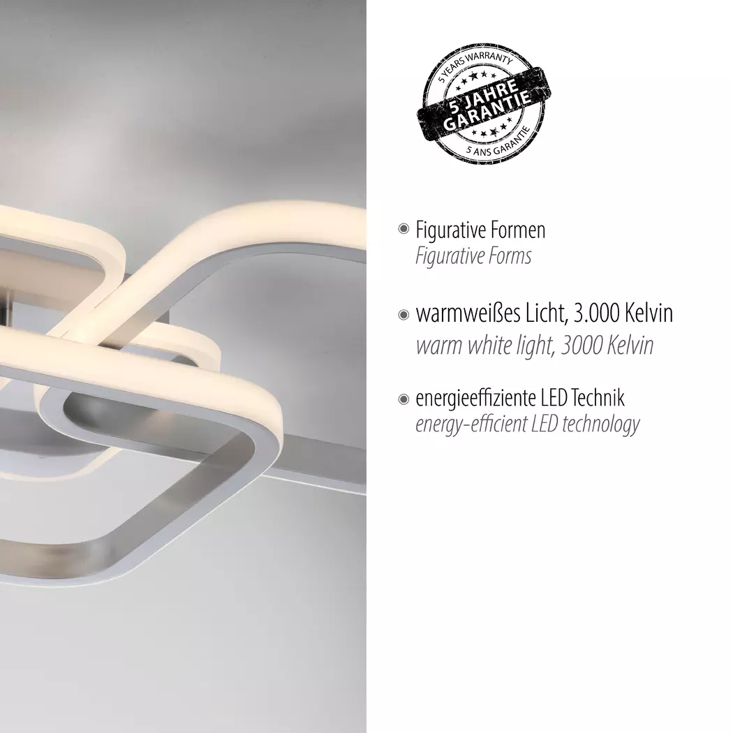 LED-Deckenleuchte Sevent