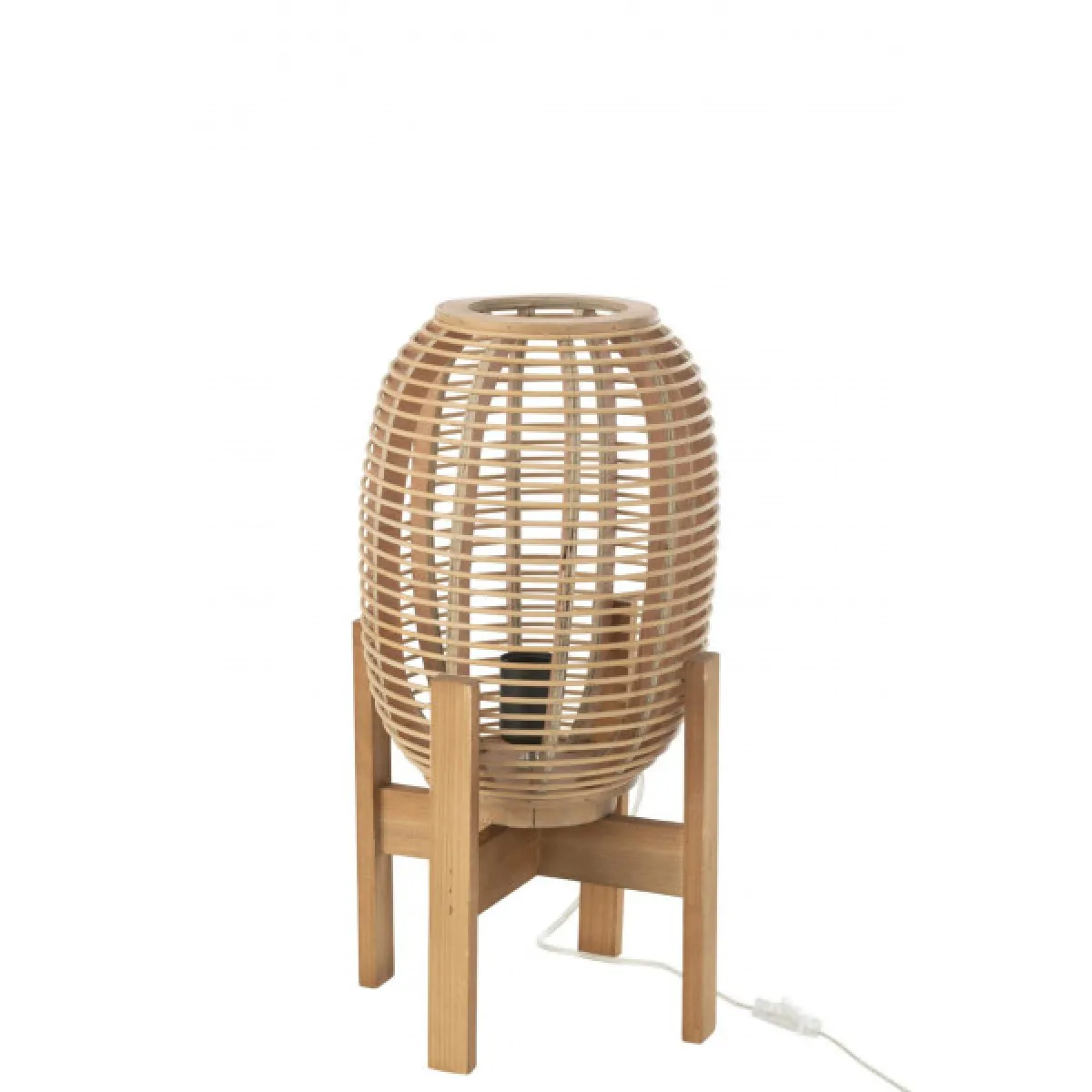 Dansmamaison Lampadaire Noa Bois/Bambou Naturel