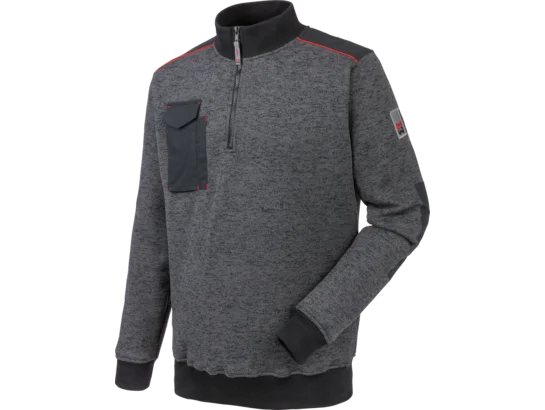 Pull de travail Perseus Würth MODYF gris chiné