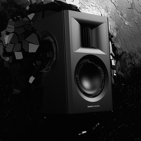 Radiant Acoustics Clarity 6.2 – compacte Purifi high-end luidspreker Zwart