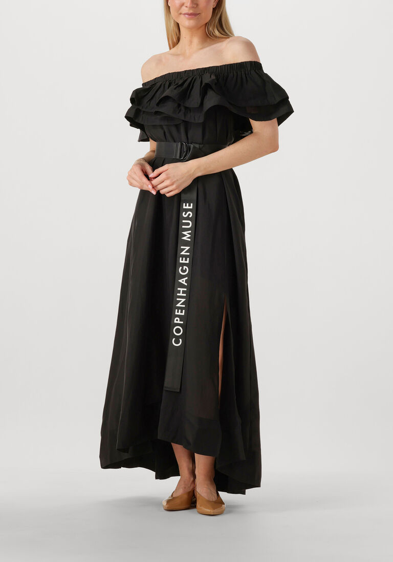zwarte copenhagen muse maxi jurk molly dress