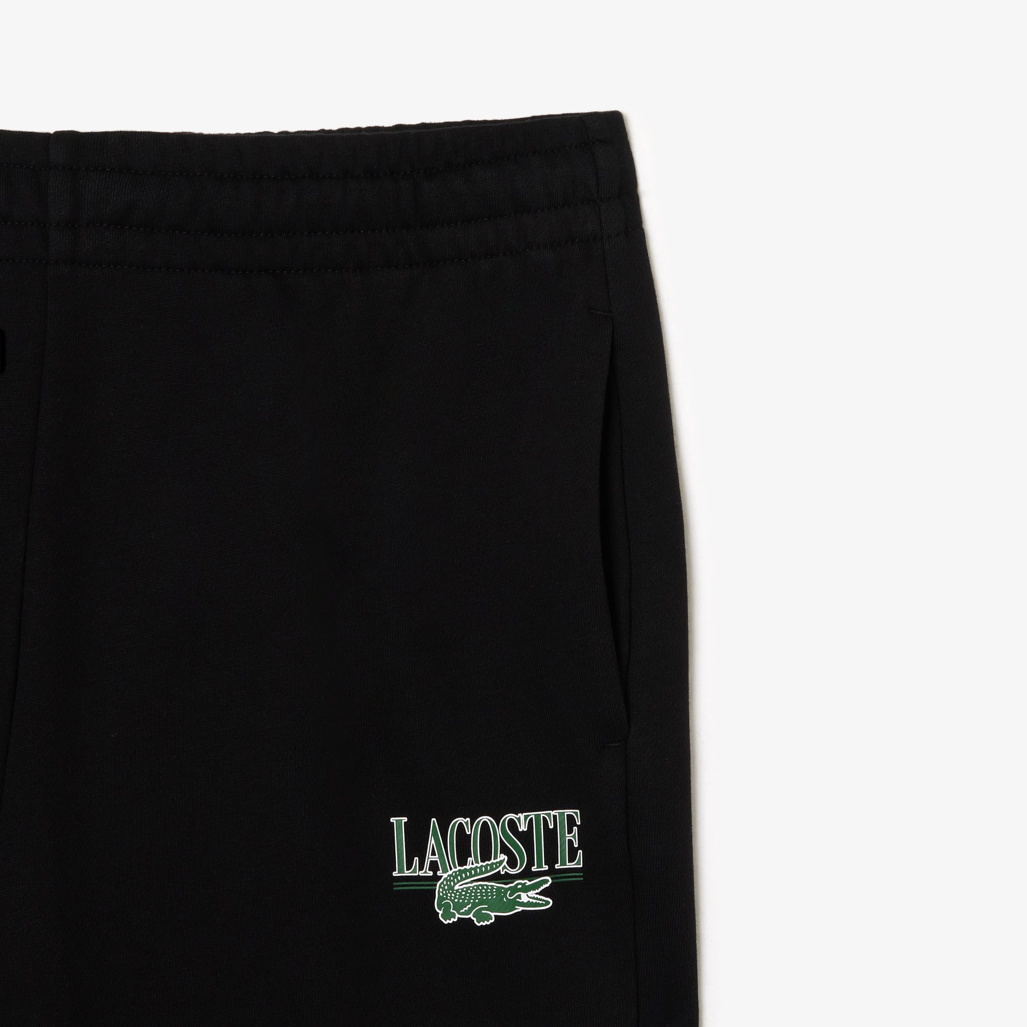 Pantalon de survêtement Jogger imprimé Lacoste Pantalons de survêtement - Noir - Lacoste - Femme