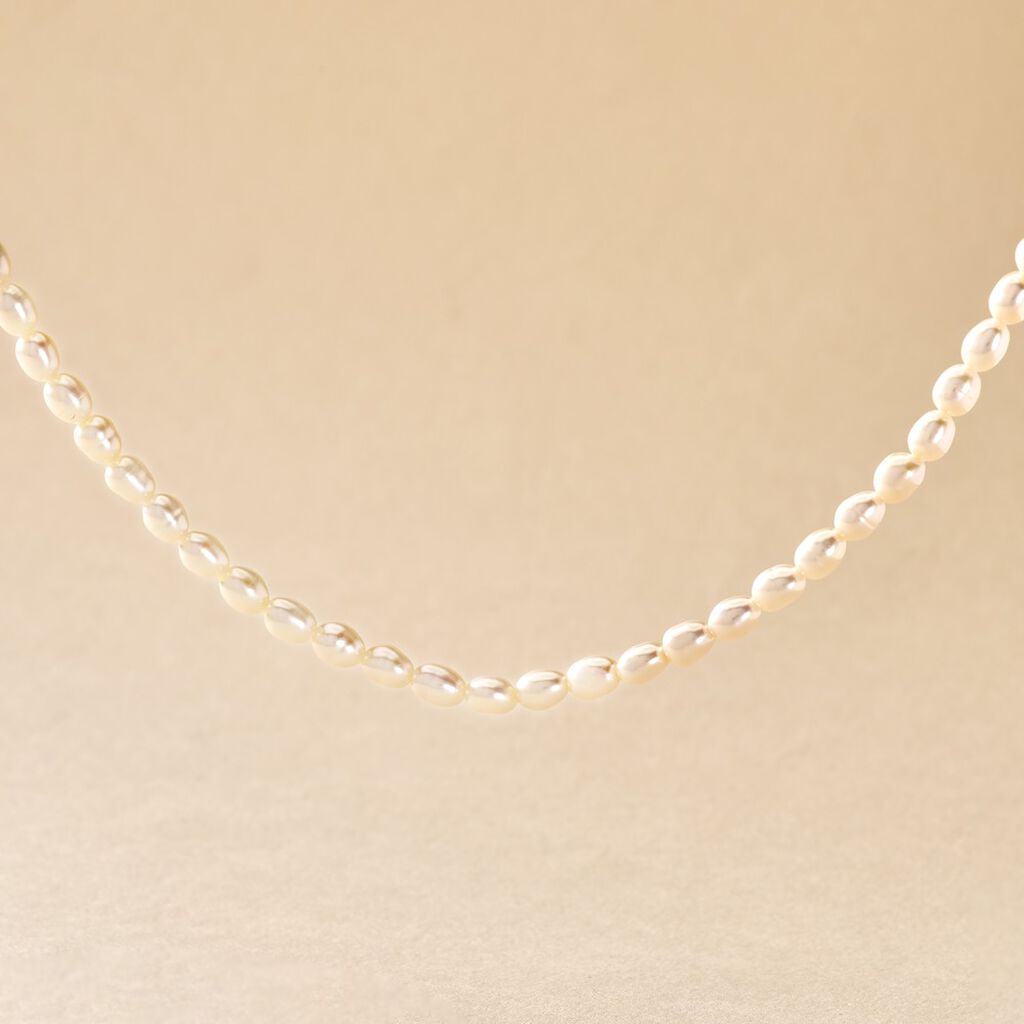 Collier Alceste Or Jaune Perle De Culture