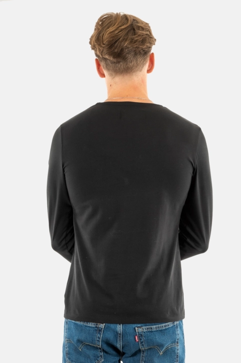 Tee shirt manches longues Benson & Cherry twistlg noir
