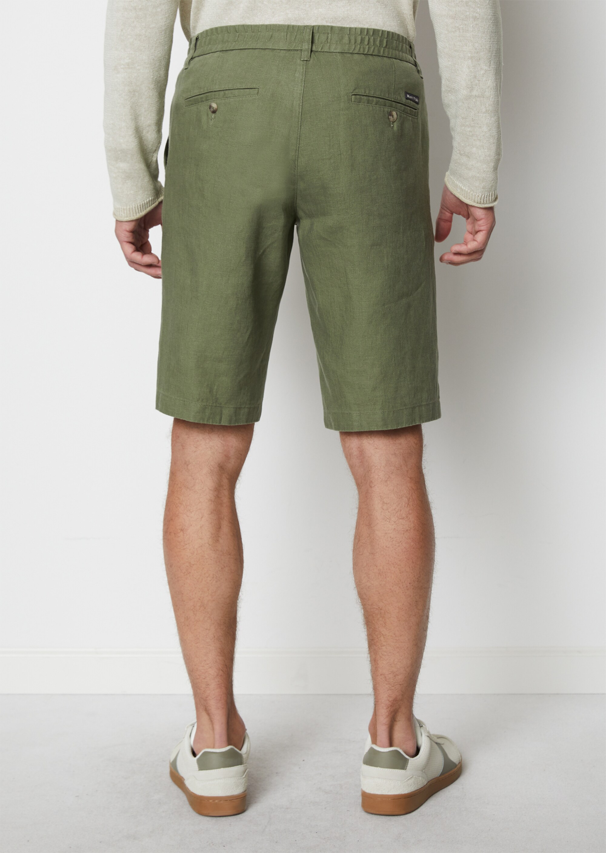Shorts Modell RESO jogger aus reinem Leinen