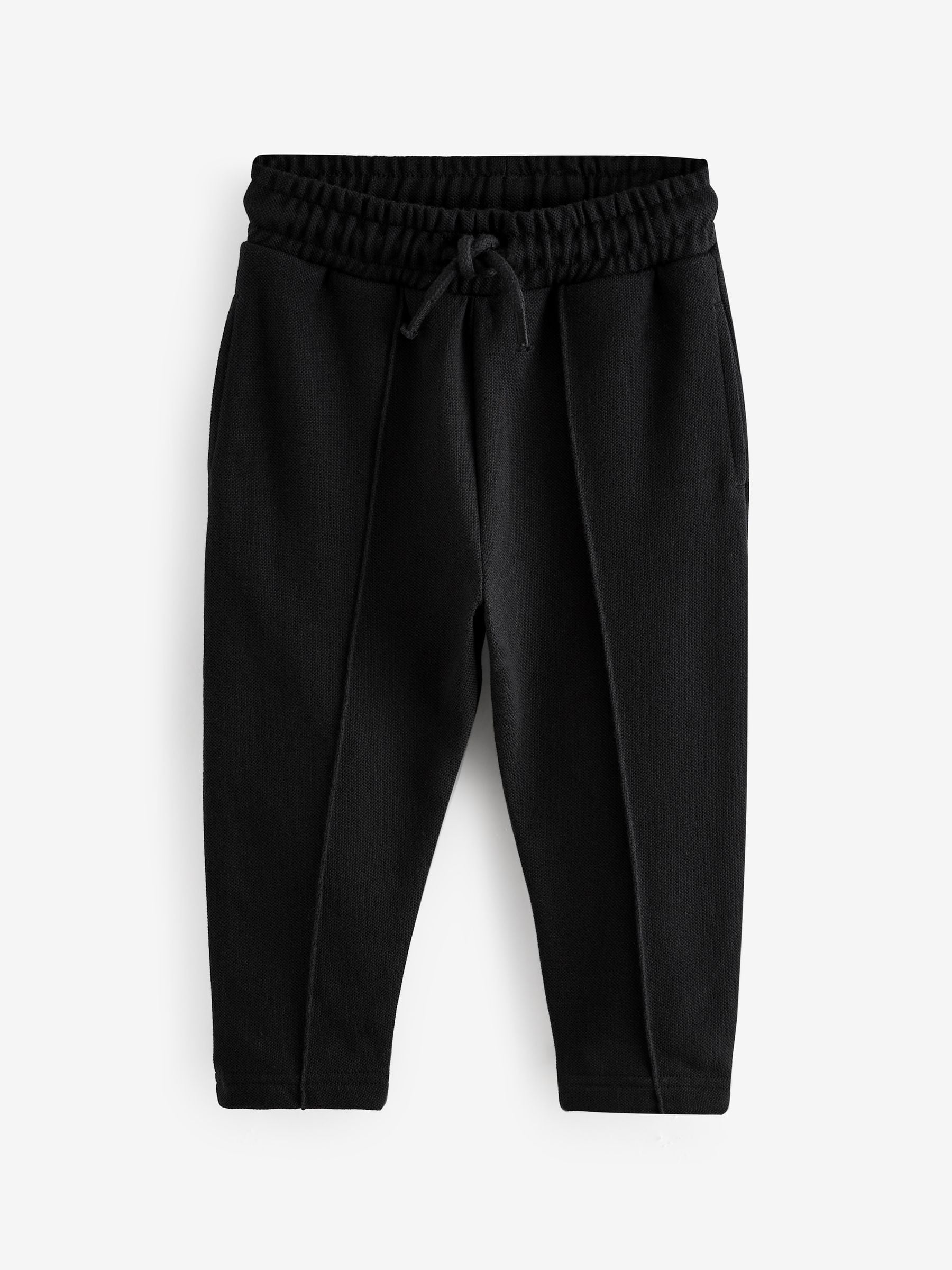 Zwart - Pintuck joggingbroek van 100% katoen (3mnds-7jr)