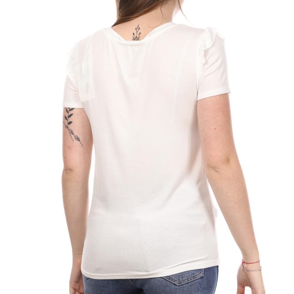 Teddy Smith T-shirt Blanc Femme Teddy Smith Tolan